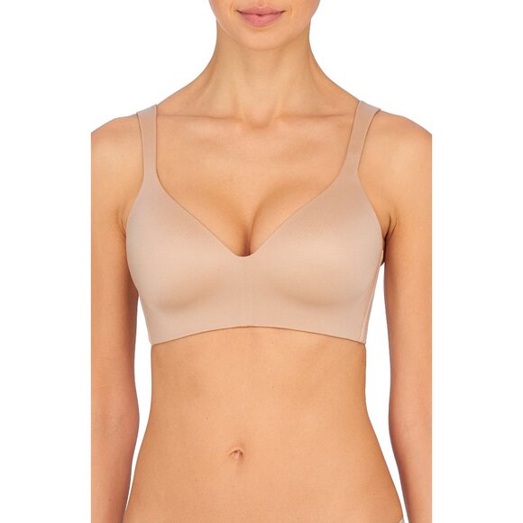 🆕NATORI Revelation Wireless Contour Bra 34DD Beige #723248 - Picture 1 of 9